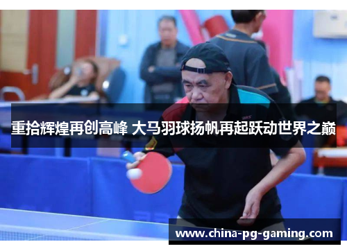 重拾辉煌再创高峰 大马羽球扬帆再起跃动世界之巅