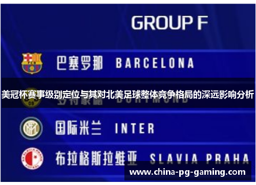 美冠杯赛事级别定位与其对北美足球整体竞争格局的深远影响分析